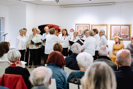 Sprehod skozi čas – Likovna razstava DU Ravne (3)